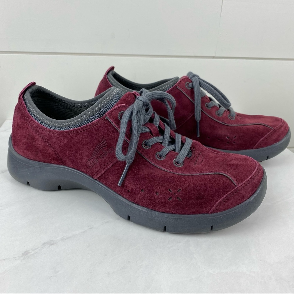 Dansko 37 Elise Wine Suede Comfort Sneakers